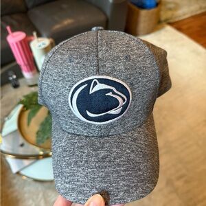 Top of the World Gray and Black Logo Baseball Hat